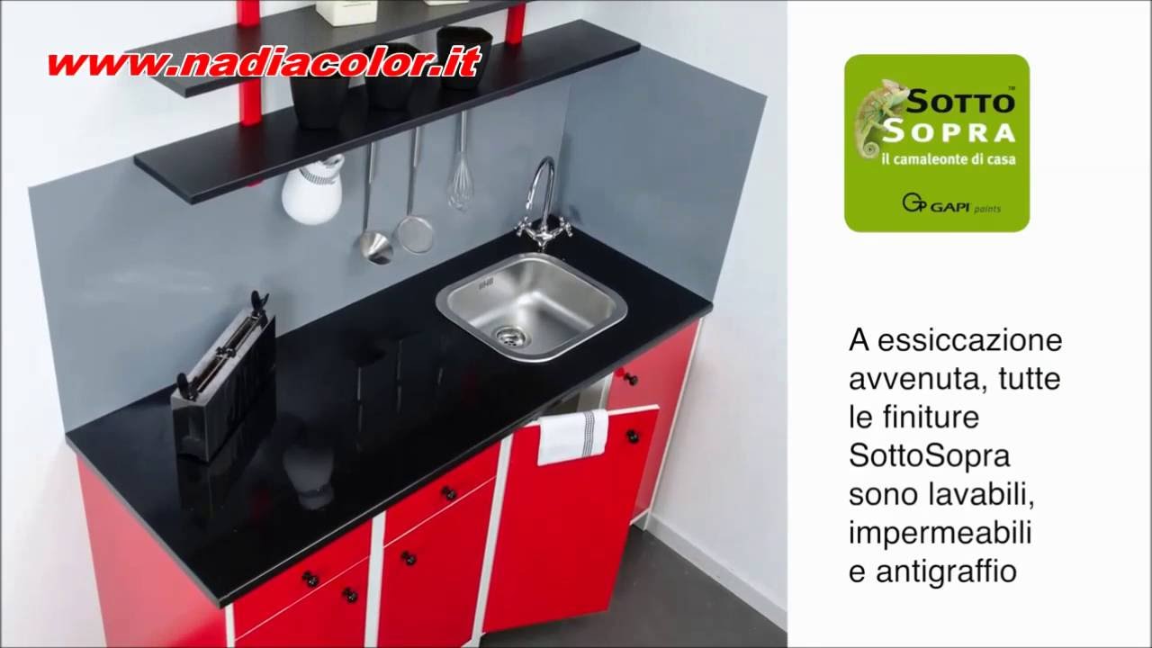 Cambiare colore ai mobili in laminato della cucina youtube Pitturare una cucina