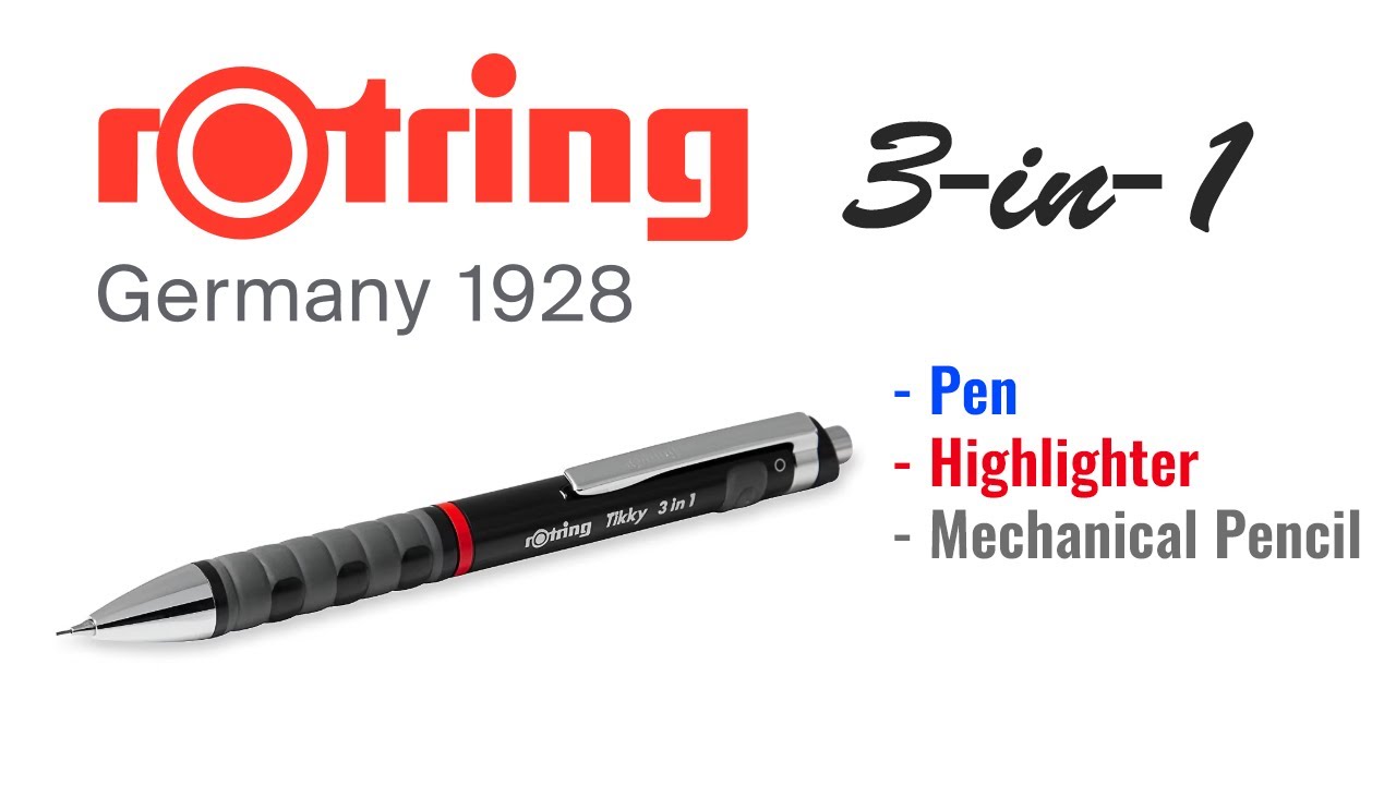 Rotring Tikky Mechanical Pencil 0.35mm/0.5mm/0.7mm/1.0mm Plastic Pen Holder 1 Piece - 21