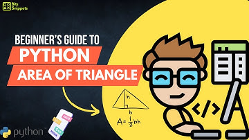 Python Code to Calculate the Area of Triangle