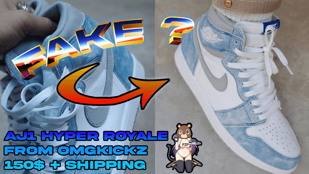 AIR JORDAN 1 HIGH OG "HYPER ROYAL"  REVIEW (ON FOOT) REP FROM OMGKICKZ !!! THESE ARE SO FIRE !!