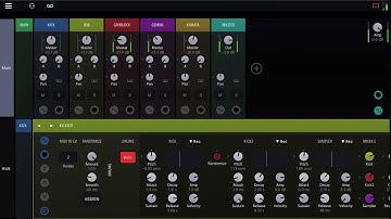 Mixer setup - Electronic music on iPad with Drambo