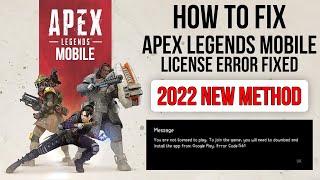 Apex Legends Mobile License Error 561 Fix | Run Apex Legends Mobile on Android (All Error Fixed)