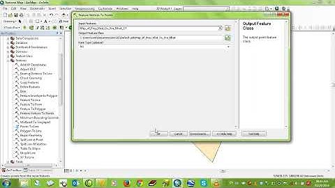 Feature Vertices to point with Arcgis