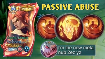REASON WHY I DONT GET TIRED OF PLAYING YU ZHONG ALL DAY! | YU ZHONG GAMEPLAY