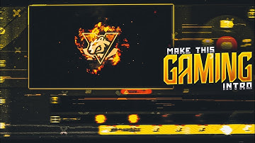 How to make a gaming intro | How to make gaming channel intro in android| Gaming intro tutorial