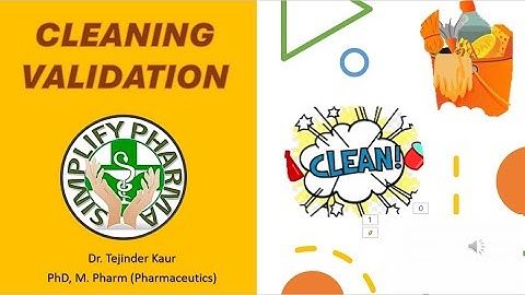 Cleaning Validation l Introduction l Importance l Steps l Pharmaceutical Quality Assurance