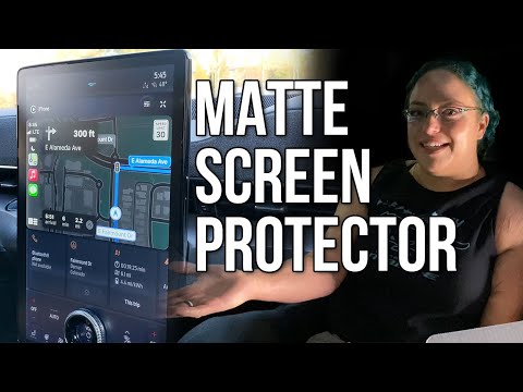Mustang Mach-E Screen Protector: Get Rid of Glare and Fingerprints