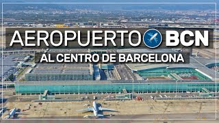 ➤ cómo SALIR del aeropuerto de BARCELONA ✈️🚍🚇 [2022] #006