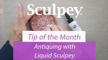 Quick Tip | Antiquing Effect with Liquid Sculpey | Sculpey.com