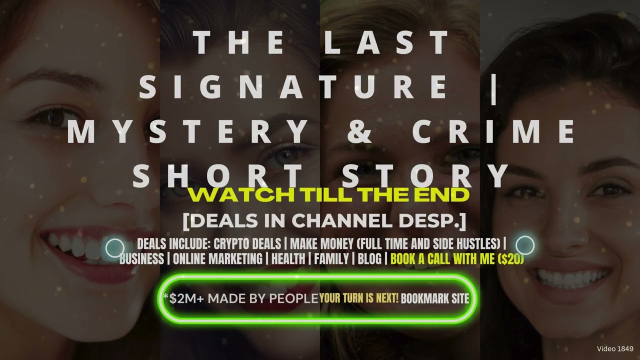 Последняя подпись | Детективный и криминальный рассказ