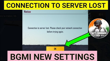 How To Solve Connection To server Lost Please Check Your Network Connection Before Trying Again Bgmi