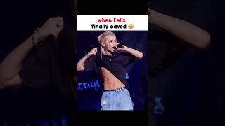 u can see felix change his mind 😭 #straykids #skz