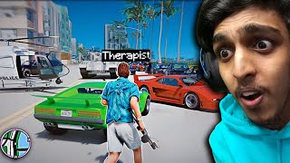GTA Vice City But ULTRA GRAPHICS 😂😂 !! GAME THERAPIST screenshot 5