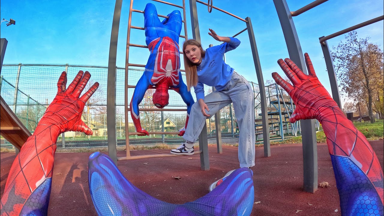 TOP TEAM SPIDER-MAN ESCAPE CRAZY GIRL MOM AND DAD IN 2025 (Funny ParkourPOV)