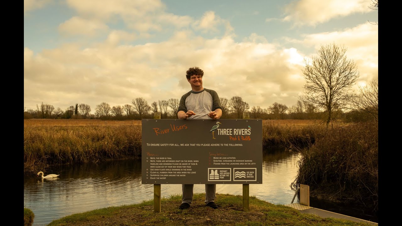 James goes cold water swimming