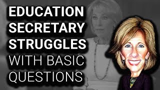 CRINGE: Betsy DeVos FACEPLANTS During MULTIPLE Interviews