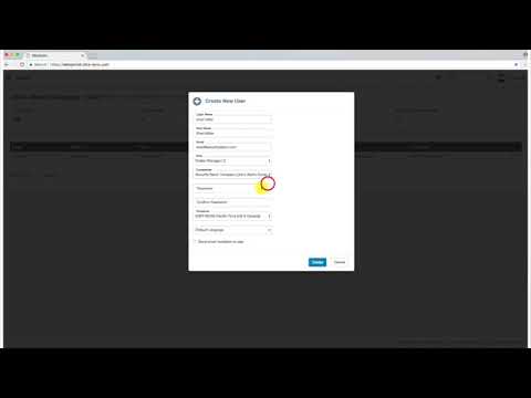 UltraSync Portal - How to Create a New User (distributors)