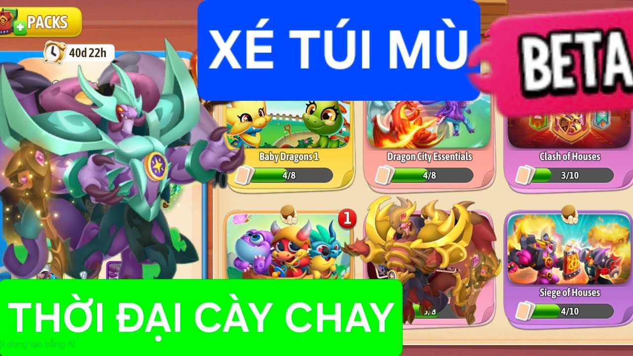 Xé Túi Mù Phiên Bản Dragon City   Nhận Heroic Vip 5 Sao Và Skin Miễn Phí