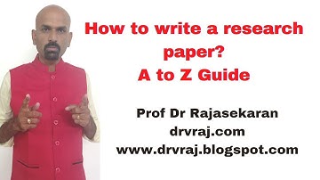 How to Write A Research Paper? #research paper