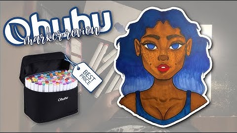 CHEAPEST ALCOHOL MARKERS!? BETTER THAN COPIC 😱 | Ohuhu 48-Set Dual-Tip Brush/Chisel Marker Review