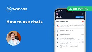 Client Portal Mobile App: How to use chats