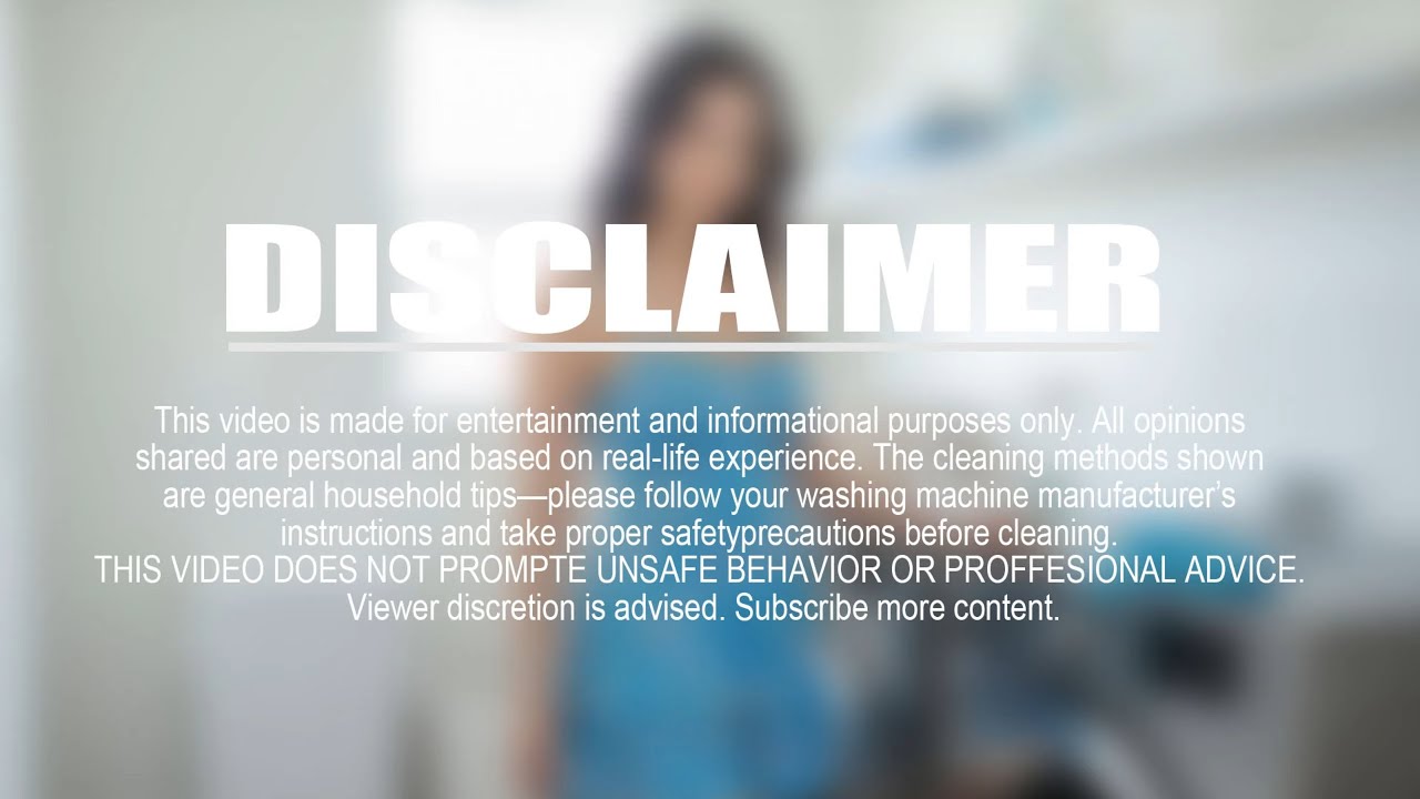 4K Cleaning Try On Haul | How To Clean Washing Machine