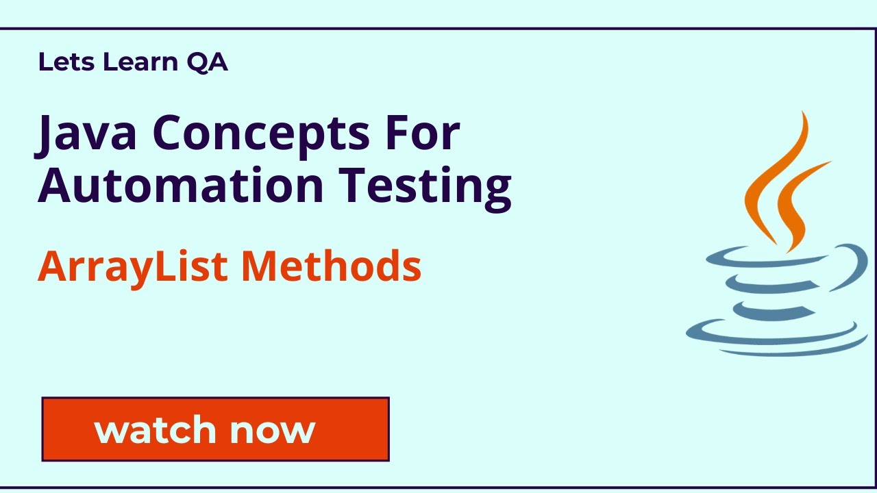 Java Collections - ArrayList Methods - YouTube
