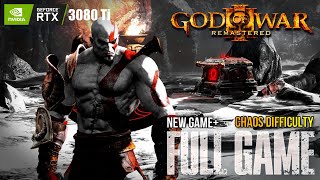 God of War: 3 Remastered - 𝐍𝐄𝐖 𝐆𝐀𝐌𝐄+ | Full Game Walkthrough | CHAOS MODE🔥【RPCS3 1080p⁶⁰ 60ᶠᵖˢ✔ FHD】
