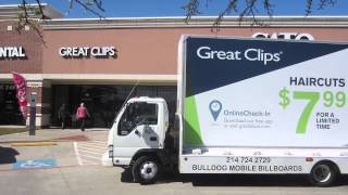 A Multi Store Great Clips Franchisee Promoted Their Hair Salons With Our Billboard Trucks
