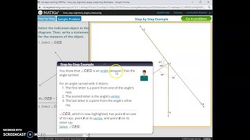 Mathia: Working with Measures of Segments and Angles