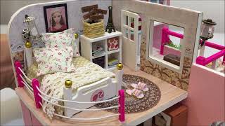 DIY MINIATURE DOLLHOUSE - DREAM HOUSE BEDROOM DECOR with GOLF COURSE(1080P_HD)