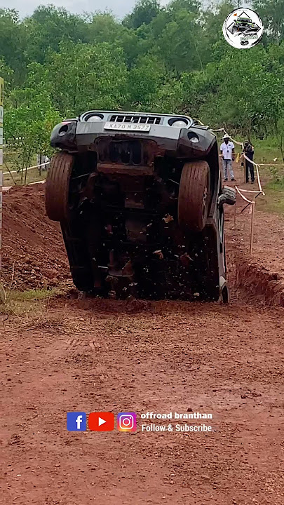 Mahindra Thar 🔥 | Kudla Challenge Season 4 Mangalore #shorts  #shortsvideo #offroad #thar