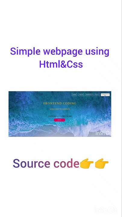 simple and beautiful webpage using html css #html #css #webdesign # ...