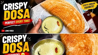 👉 Crispy Dosa Recipe | 5 Min Breakfast 😋🔥 👉 Hotel Style Crispy Dosa at Home #viral video