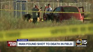 Man found dead in field, police say