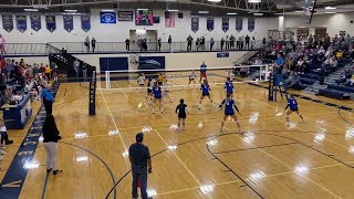 RC Christian wins third set 25-22