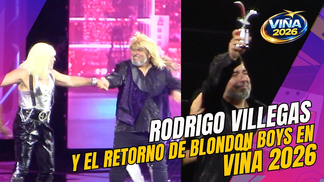 RODRIGO VILLEGAS sorprende con los BLONDON BOYS EN VIÑA 2026 🎤 GAVIOTA DE PLATA Y ORO 🏆👑