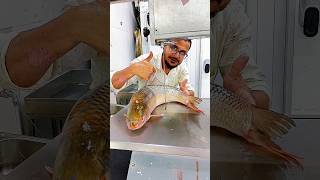 Amazing Unique River Giant Mregel Fish Just 4Pac Cutting Skills Video