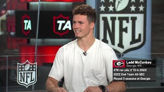 Celebrity Ladd McConkey reacts to his player comparison Net Worth