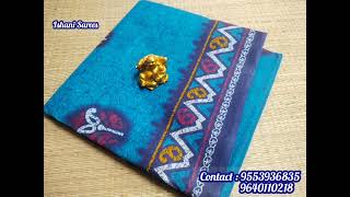 Pure Cotton Sarees Without Blouse Rs. 650Shipping