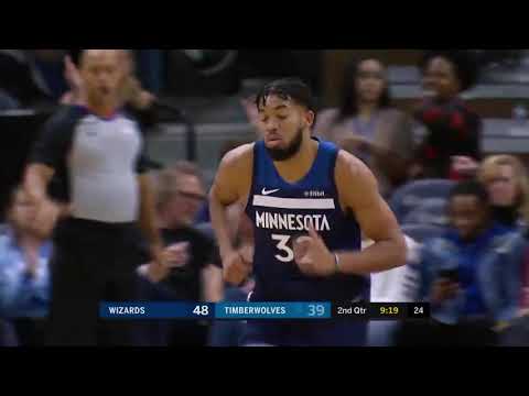 NBA 例行賽 (灰狼 VS 巫師) 全場精華 2019/11/16