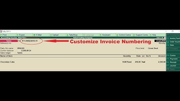 Set BILL NUMBARING ON TALLY by Deepak Gupta