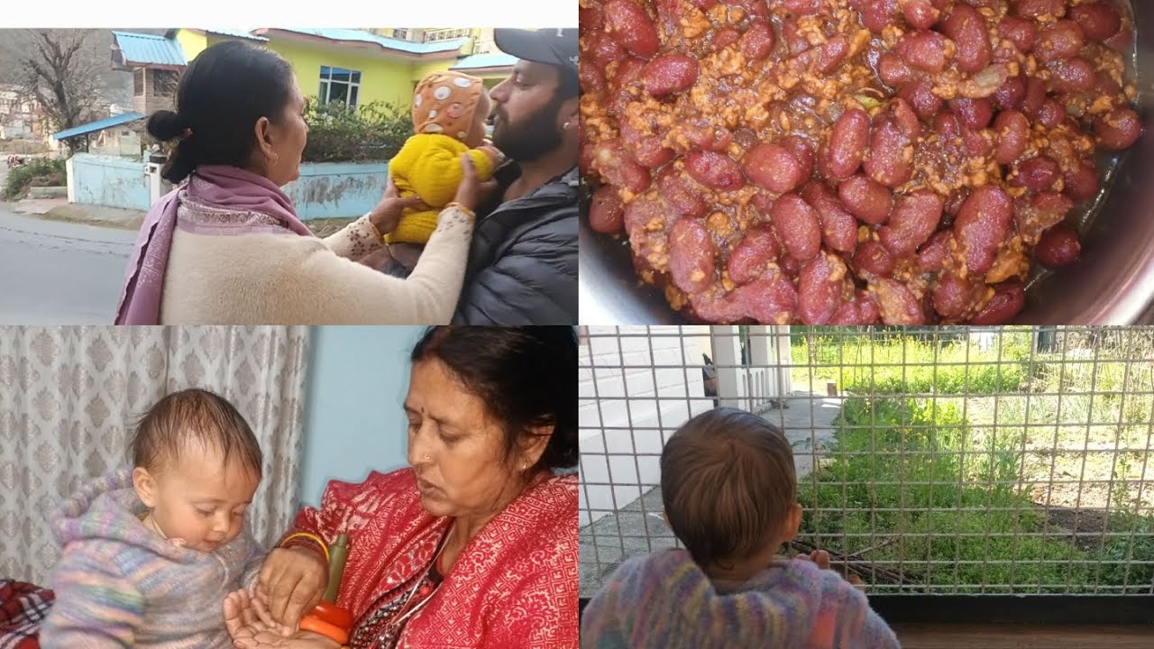 Aadhya ki Nani aaye humse milne //mummy ne bnaya  Rajmah ka madra