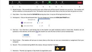 ESL ZOOM Toolbar Tutorial