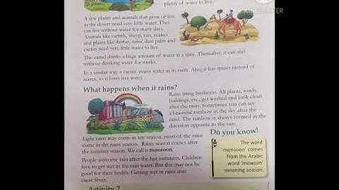 Class 3 Evs Chapter 16 Rain, Rain, Come Again part II