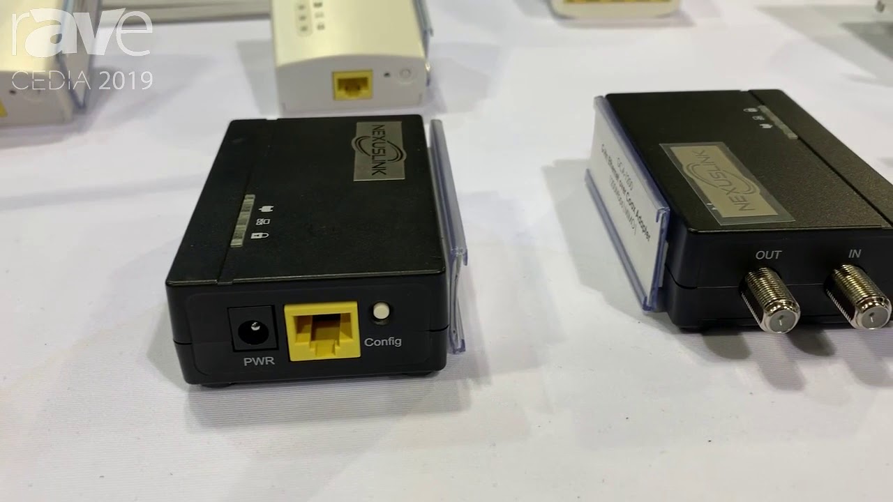 CEDIA 2019 NexusLink Features G.hn Powerline Coax Adapters, Offering