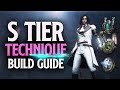 Lies of p  s tier technique build guide best stats weapons amulets porgans