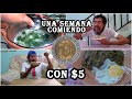 Comiendo con $5 Pesos en Pandemia cada Día por una Semana