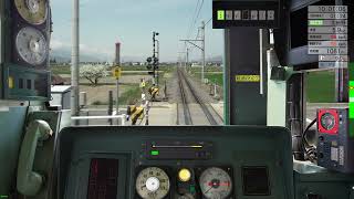 JR east train simulator （JR 東日本 トレインシミュレーター）　大糸線 車内放送あり ②穂高→信濃大町
