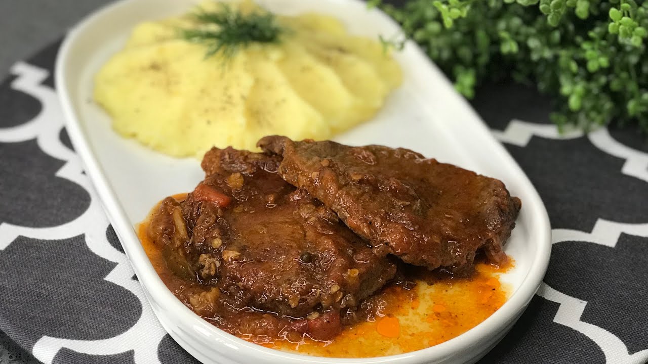 СТЕЙК С СОУСОМ, который напоминает рахат-лукум 👌 1bayanchef